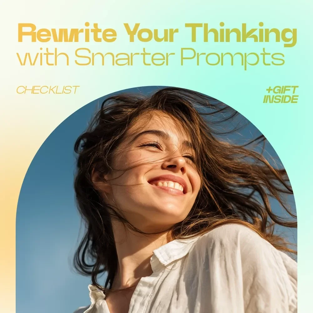 Rewrite Your Thinking With Smarter Prompts – AI Prompts for Belief Checking Checklist, Mindset Reset Guide, Self Growth Digital Download