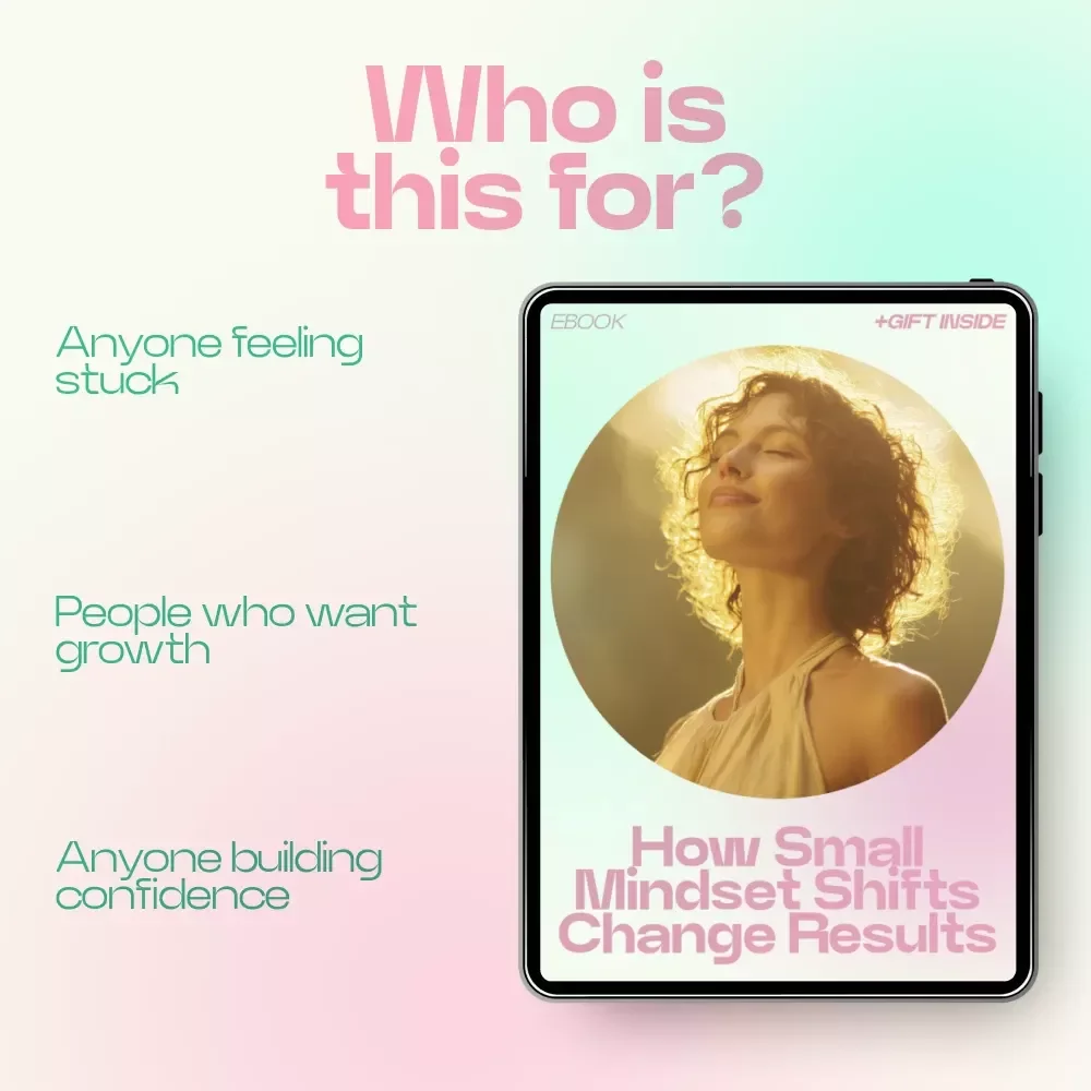 How Small Mindset Shifts Change Results – Powerful Guide on how small mindset shifts can have big results, Personal Growth eBook, Habit Change, Self Improvement Digital Download