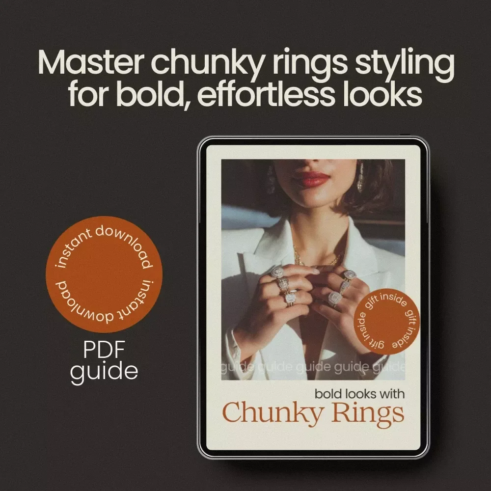 Bold Looks With Chunky Rings – The Ultimate Chunky Rings Styling Guide for Statement Jewelry, Modern Fashion, and Effortless Everyday Style