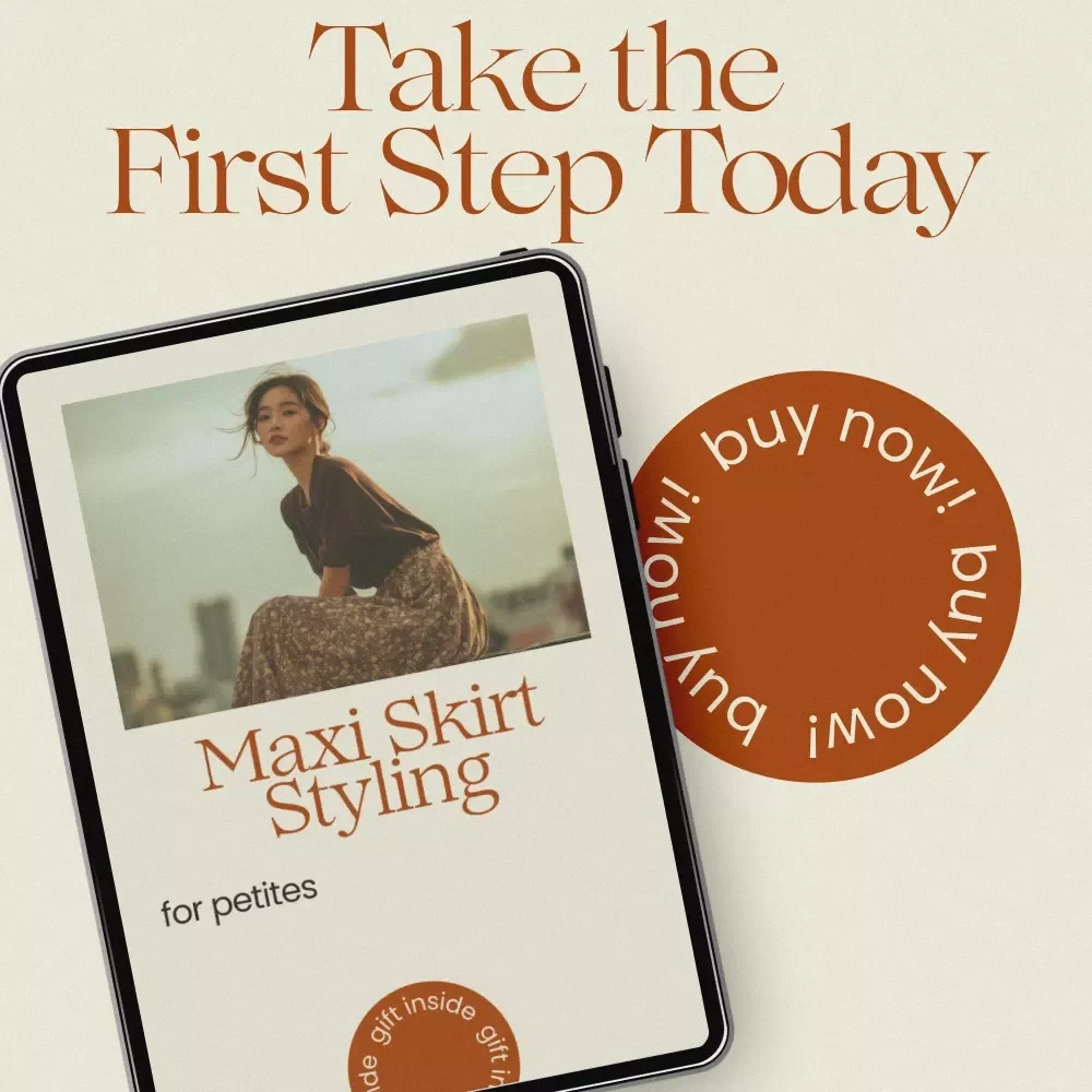 Maxi Skirt Styling for Petites Checklist | Maxi Skirt Styling for Petite Guide | Petite Fashion eBook for Effortless Height & Elegance