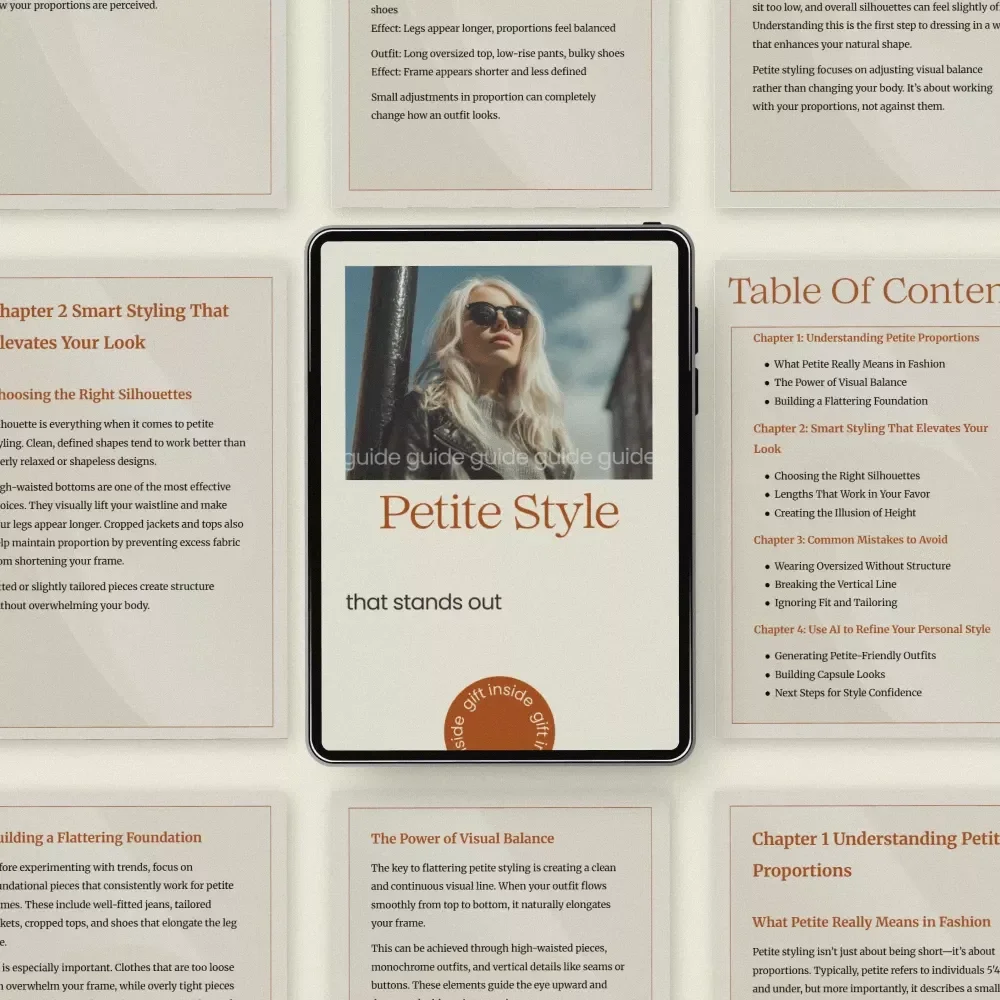 Petite Style That Stands Out – Ultimate Guide with Petite Styling Tips for Effortless Chic, Flattering Outfits & Confident Everyday Looks (Digital Download)