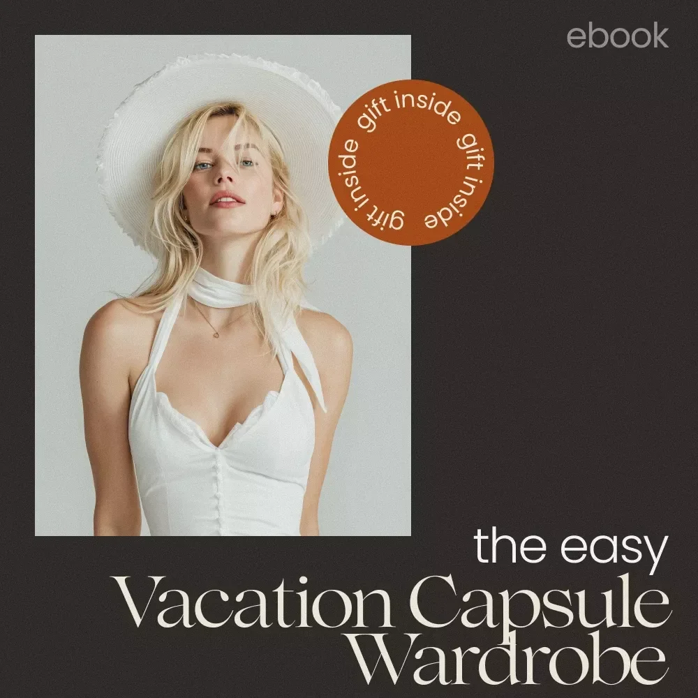 The Easy Vacation Capsule Wardrobe – Travel Packing Guide, Minimalist vacation capsule wardrobe eBook, Mix & Match Outfit Planner, Smart Packing Checklist