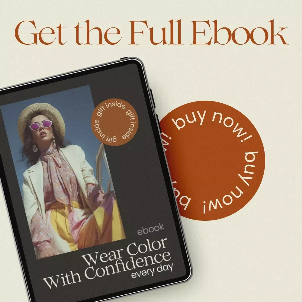 Wear Color With Confidence Every Day – The Ultimate Guide to Color Blocking for Beginners, Easy Outfit Formulas, Bold Styling eBook, Digital Download