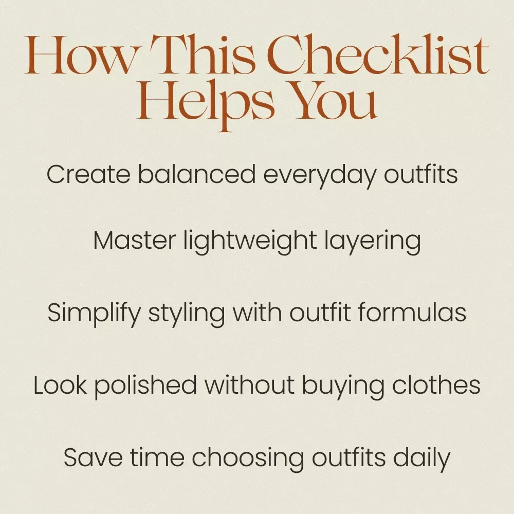 Puffer Jacket Styling Made Simple Checklist | How to Style a Puffer Jacket for Spring Outfits, Effortless Layering Guide, Capsule Wardrobe Styling Tool