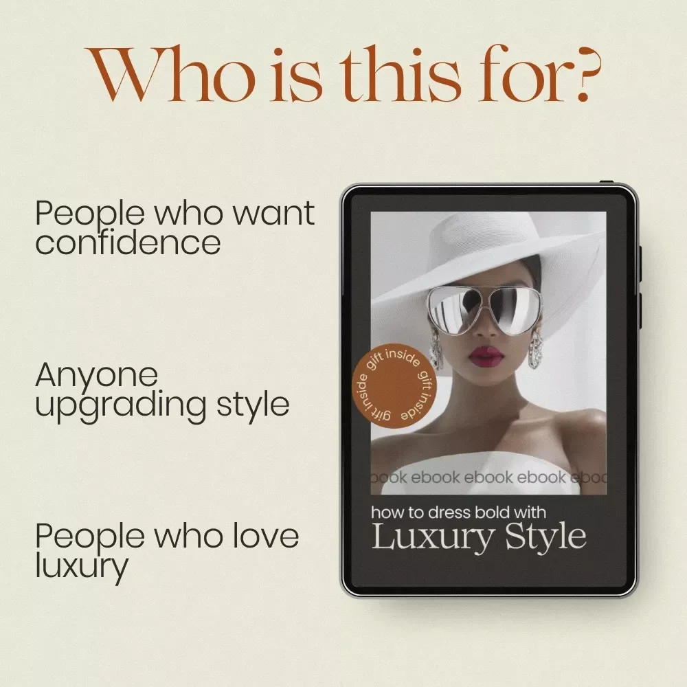 How to Dress Bold With Luxury Style – Loud Luxury Styling Ebook, Statement Fashion Guide, High-End Bold Outfit Workbook, Personal Style Transformation Digital Download