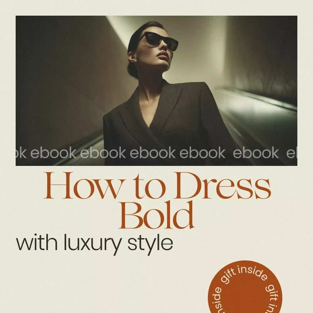 How to Dress Bold With Luxury Style – Loud Luxury Styling Ebook, Statement Fashion Guide, High-End Bold Outfit Workbook, Personal Style Transformation Digital Download
