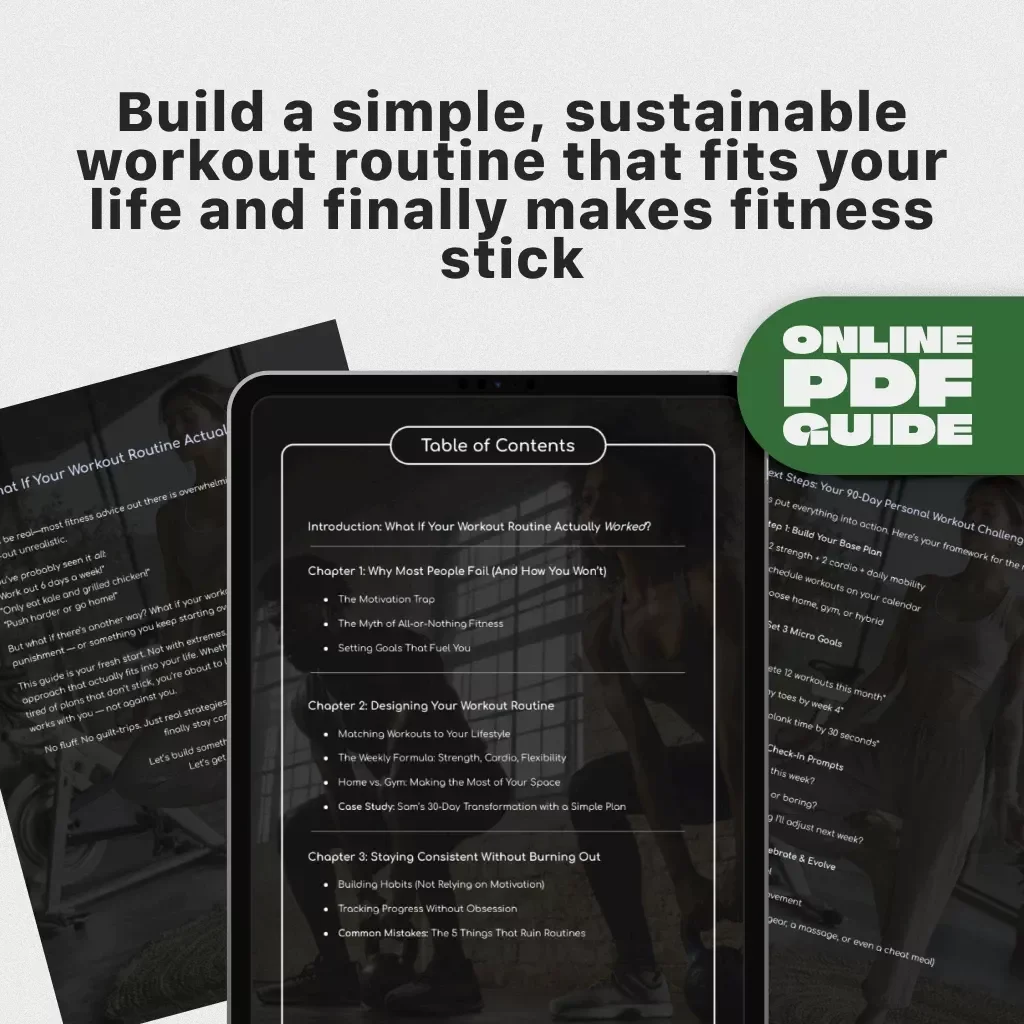 The Smart Start Workout: Build a Routine That Actually Sticks | Digital Guide for Creating a Workout Routine That Works | Beginner Fitness Routine eBook