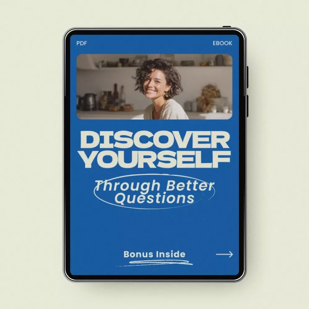 Discover Yourself Through Better Questions – AI Prompts for Self Discovery Questions eBook, Guided Reflection Workbook, Personal Growth & Mindset Clarity Digital Download