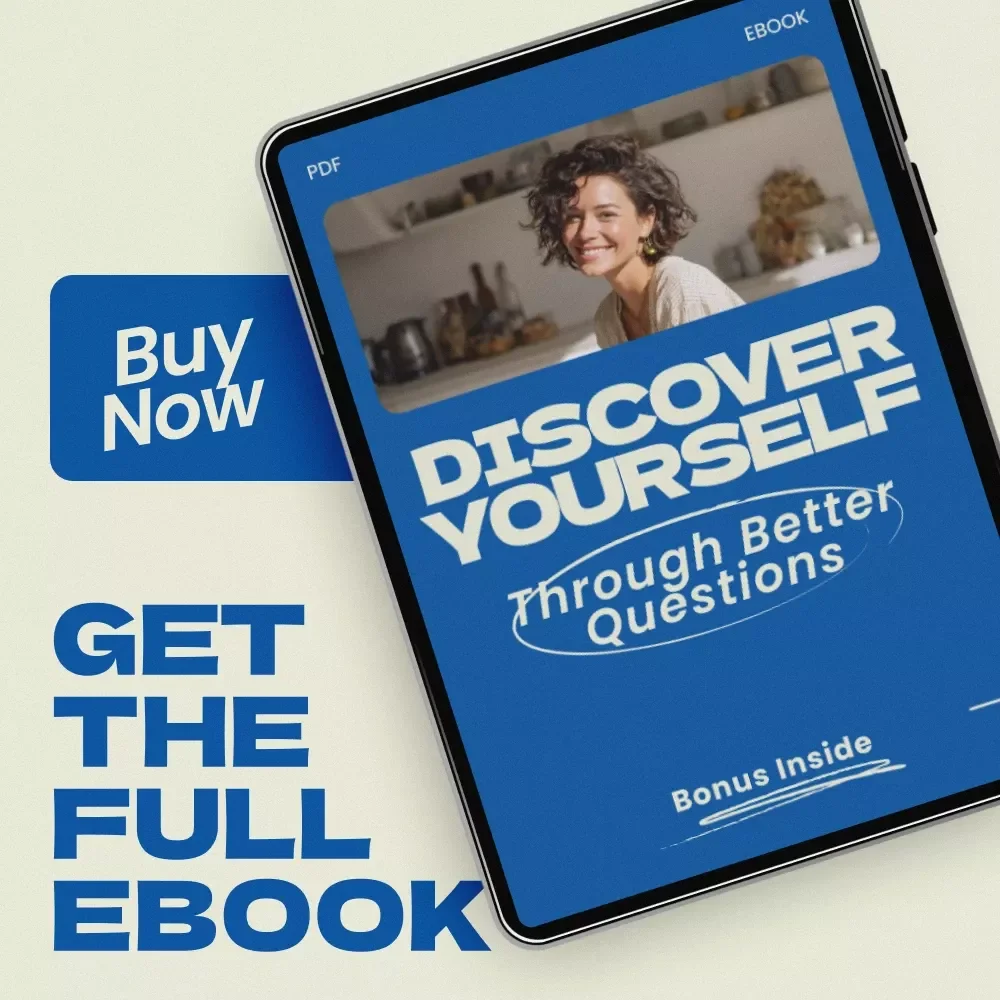 Discover Yourself Through Better Questions – AI Prompts for Self Discovery Questions eBook, Guided Reflection Workbook, Personal Growth & Mindset Clarity Digital Download