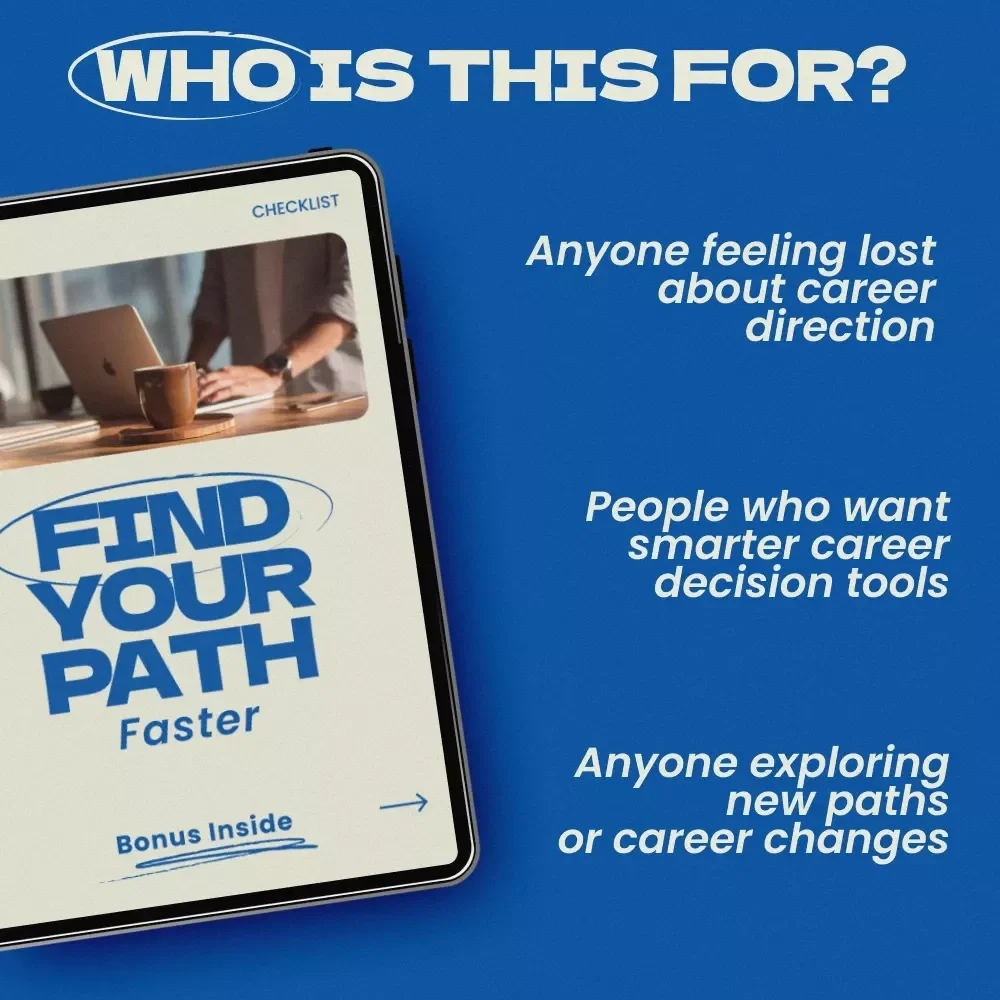 Find Your Path Faster – AI Tools for Career Direction Ideas Checklist, Career Clarity Planner, Digital Download Guide for Discovering Your Ideal Path