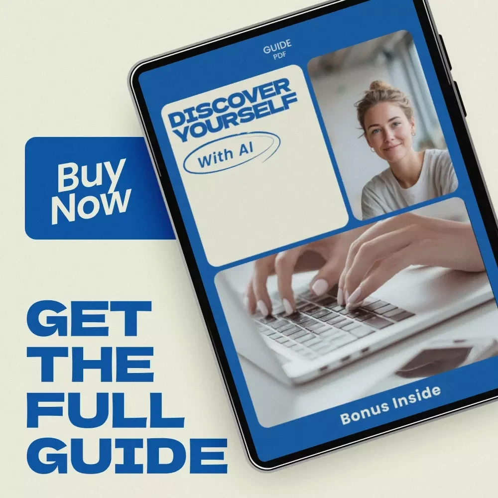 Discover Yourself With AI – Powerful Guide with AI Prompts for Personal Growth Reflection, Self-Discovery Workbook, Reflection System & Habit Awareness Tool