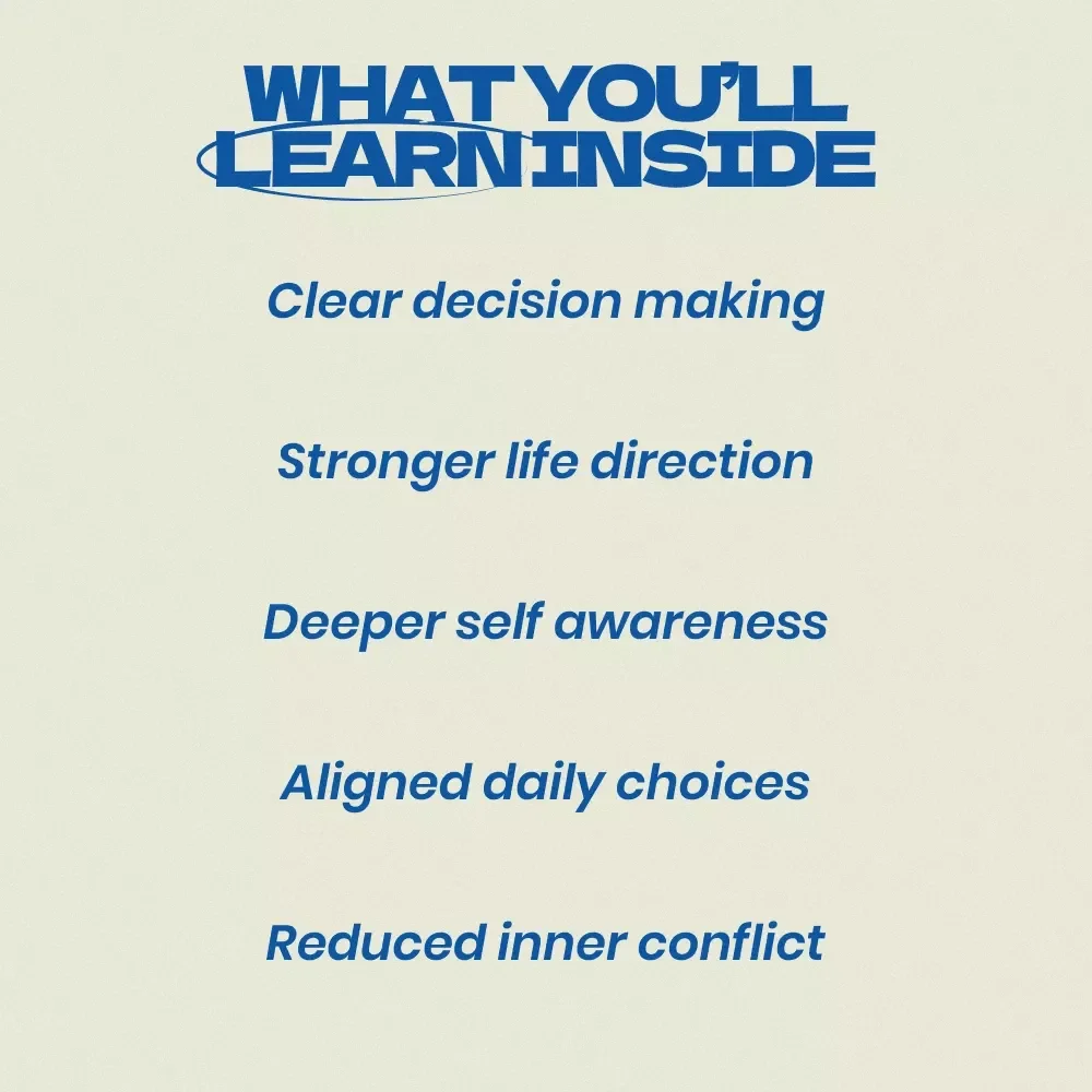 The Five Values That Guide Your Life – A Practical Guide on how to know your top 5 values, Find Clarity, Purpose & Direction, Self Discovery Workbook, Personal Growth Digital Download