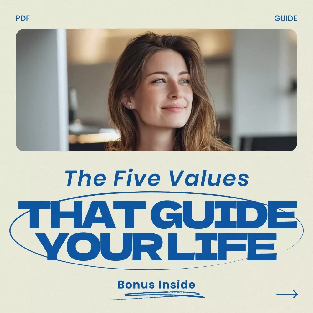 The Five Values That Guide Your Life – A Practical Guide on how to know your top 5 values, Find Clarity, Purpose & Direction, Self Discovery Workbook, Personal Growth Digital Download
