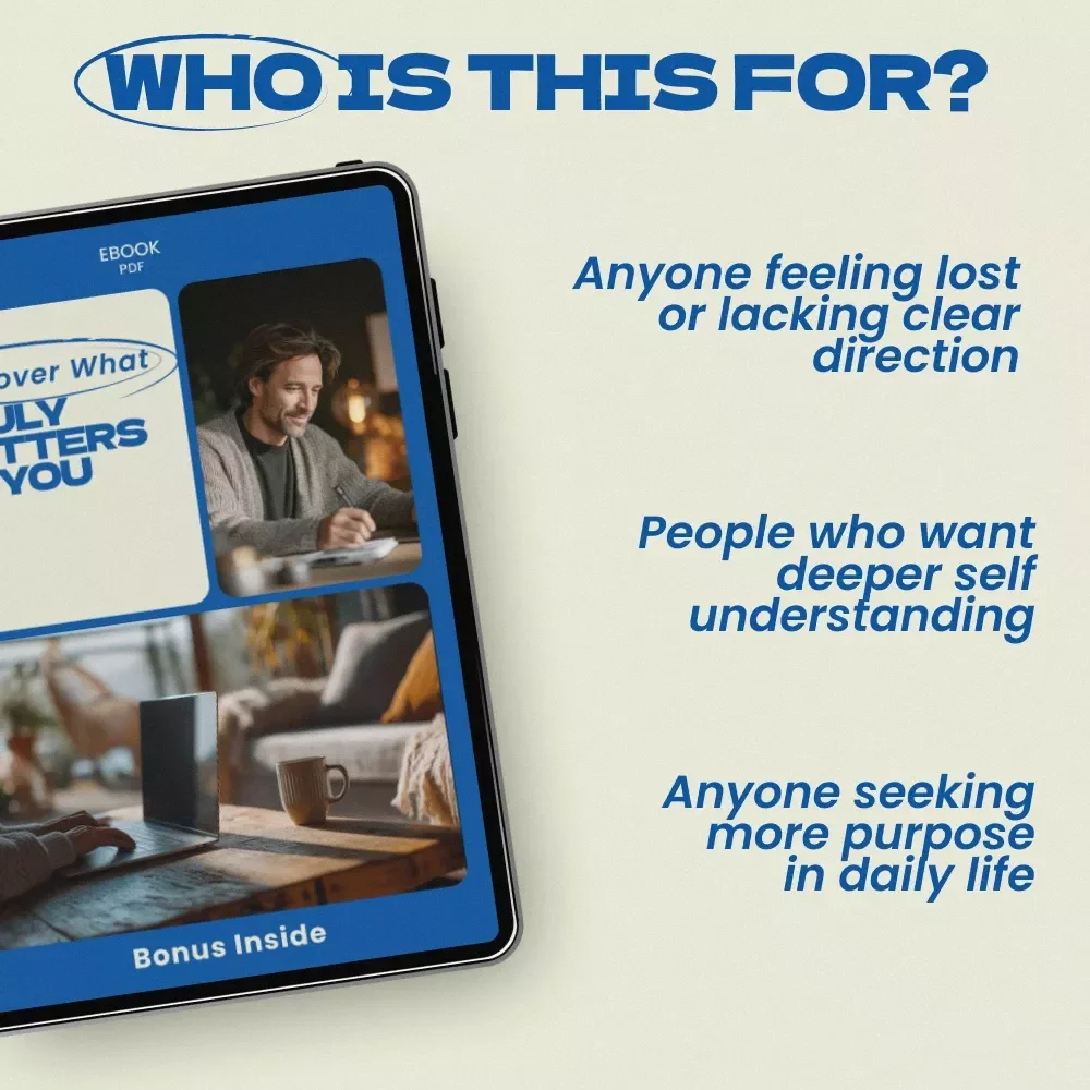Discover What Truly Matters to You | How to Figure Out Your Core Values eBook, Self Discovery Guide, Personal Growth Workbook, Values Clarity Digital Download