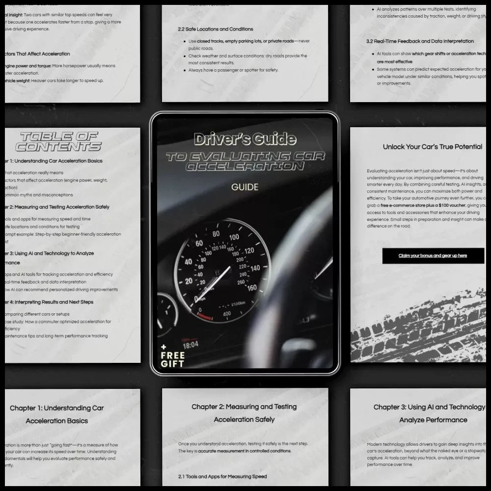 Driver’s Guide to Evaluating Car Acceleration | How to Evaluate Car Acceleration Step-by-Step Digital Guide for Beginners & Enthusiasts