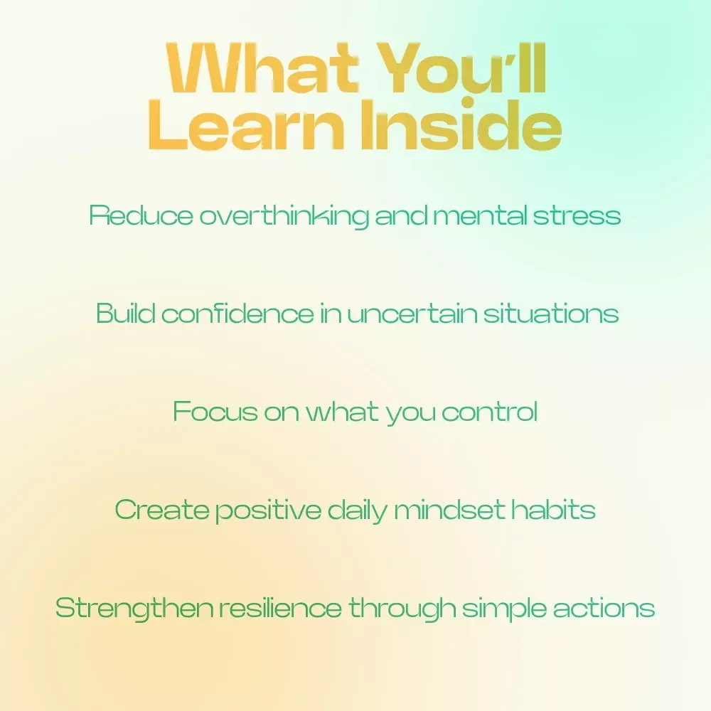 Stay Hopeful Even When Nothing Feels Certain – Printable Checklist for How to Stay Hopeful in Uncertain Times, Mindset Reset Guide, Resilience & Positivity Builder