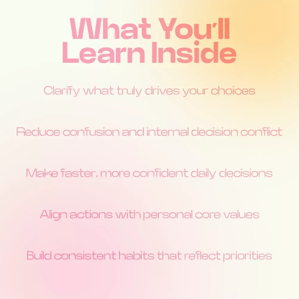 How Your Values Shape Your Decisions – A Practical Guide on How Values Influence Mental Choices, Clarity, Alignment & Smarter Everyday Thinking (Digital Download)
