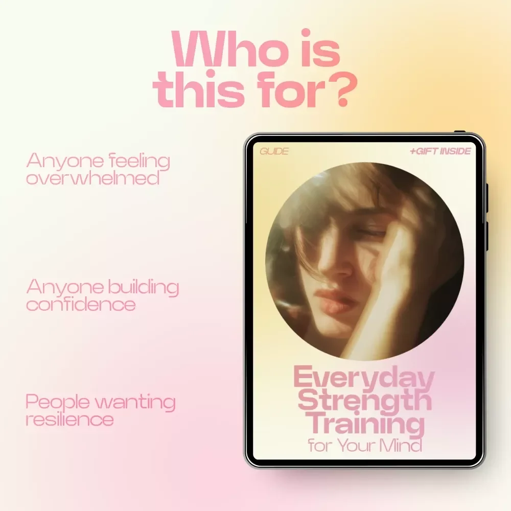 Everyday Strength Training for Your Mind | How to Build Resilience Like a Muscle Guide, Mental Toughness eBook, Personal Growth Digital Download