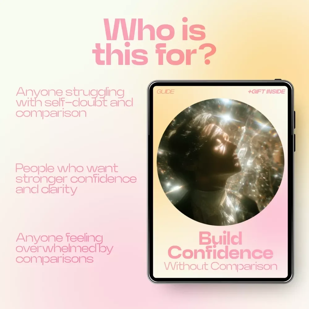 Build Confidence Without Comparison – A Powerful Guide on how to stop comparing yourself to others, Boost Self-Worth, and Create Your Own Path to Confidence