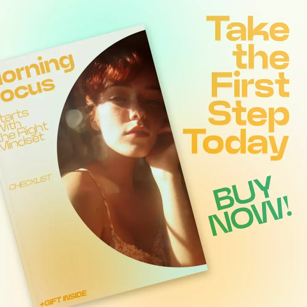 Morning Focus Starts With the Right Mindset – Morning Mindset Rituals for Focus Checklist, Daily Productivity Reset Guide, Intentional Morning Routine Planner