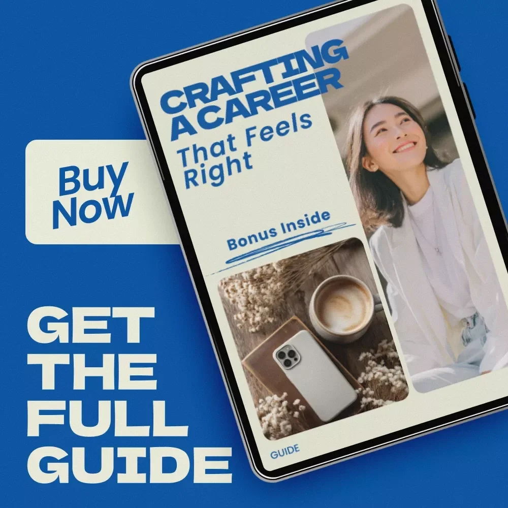 Crafting a Career That Feels Right: A Guide to Finding a Job That Aligns with Your Values