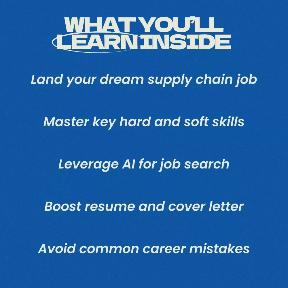 How to Get a Job in Supply Chain Management: A Comprehensive Guide to Launching Your Career