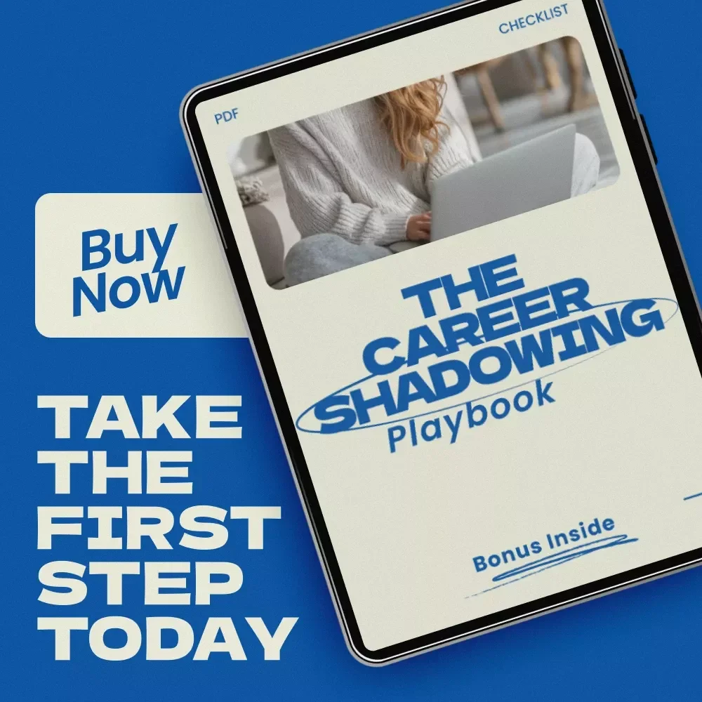 The Career Shadowing Playbook Checklist – How to Shadow Someone in a Different Field, Career Exploration Guide, Job Shadowing Planner, Printable Digital Download
