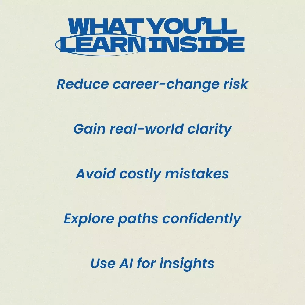 Doing a Trial Run for a New Career – A Practical Guide on how to do a trial run for a new career, Career Change Planning Workbook, AI Career Exploration Guide
