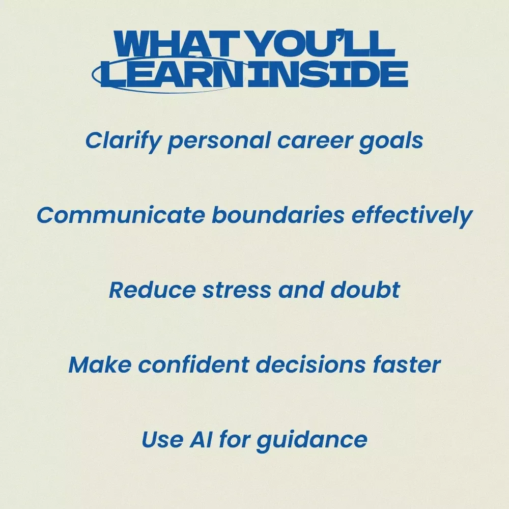 Handling Family Pressure When Choosing Career – A Practical Guide on how to deal with family pressure about your career, Set Boundaries, Gain Clarity & Build Your Own Path