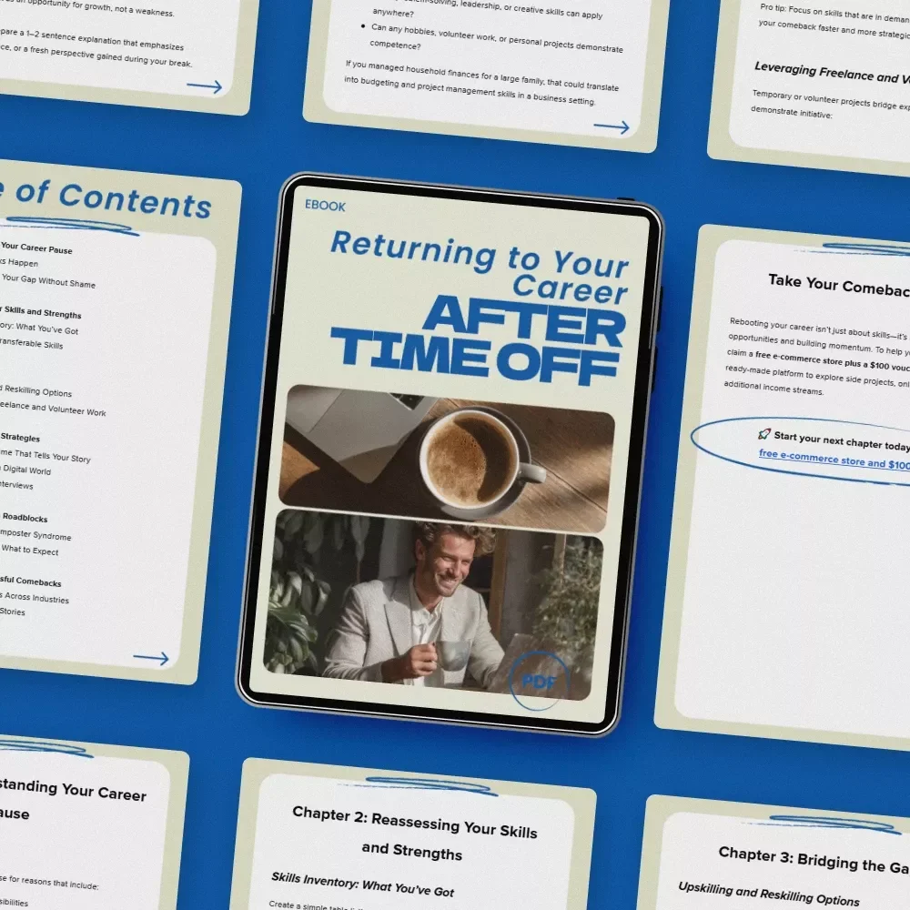 Returning to Your Career After Time Off: A Step-by-Step Guide for Restarting Your Career After a Long Break