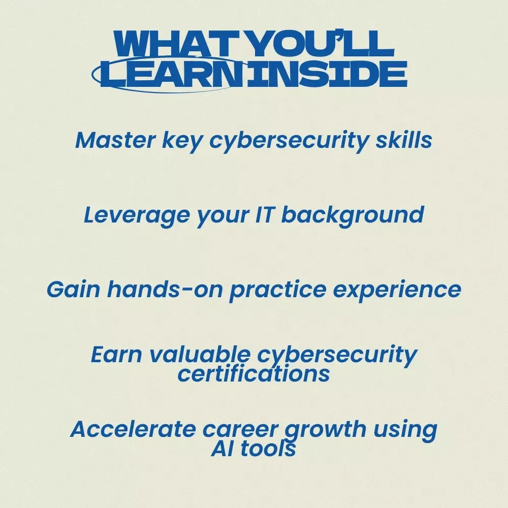 How to Move from IT to Cybersecurity: A Step-by-Step Guide to Transition into a Cybersecurity Career