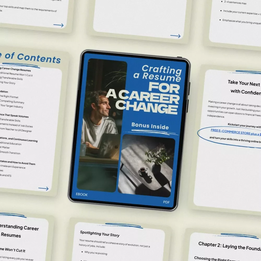 Crafting a Resume for a Career Change - eBook Guide to Writing a Winning Resume for Your New Career