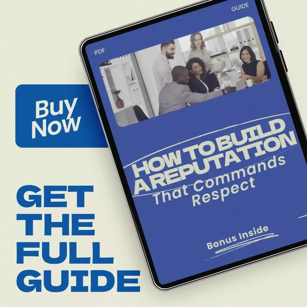 How to Build a Reputation That Commands Respect | Guide on how to develop a reputation as an expert, Personal Branding eBook, Authority Building Checklist, Digital Download