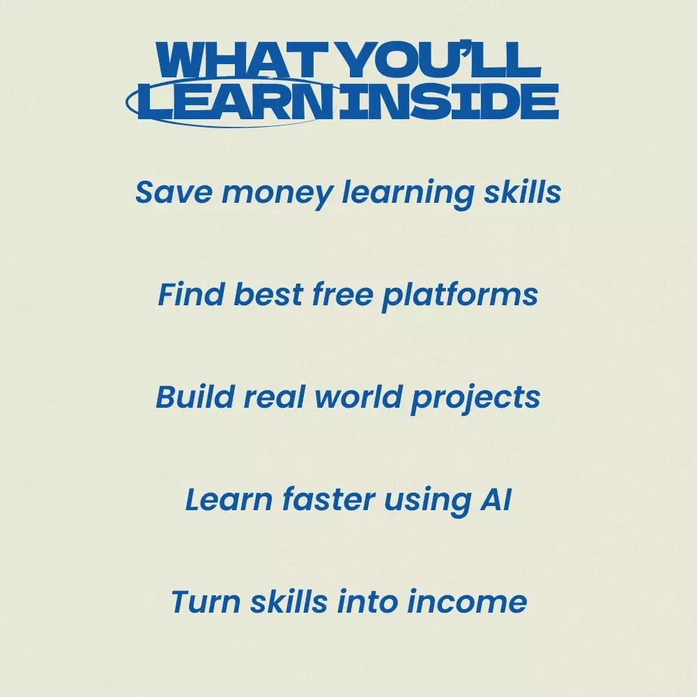 How to Learn New Skills Online Without Spending a Dime – Ultimate Guide on how to learn new skills for free online, Digital Download, Self-Improvement eBook, Skill-Building Blueprint