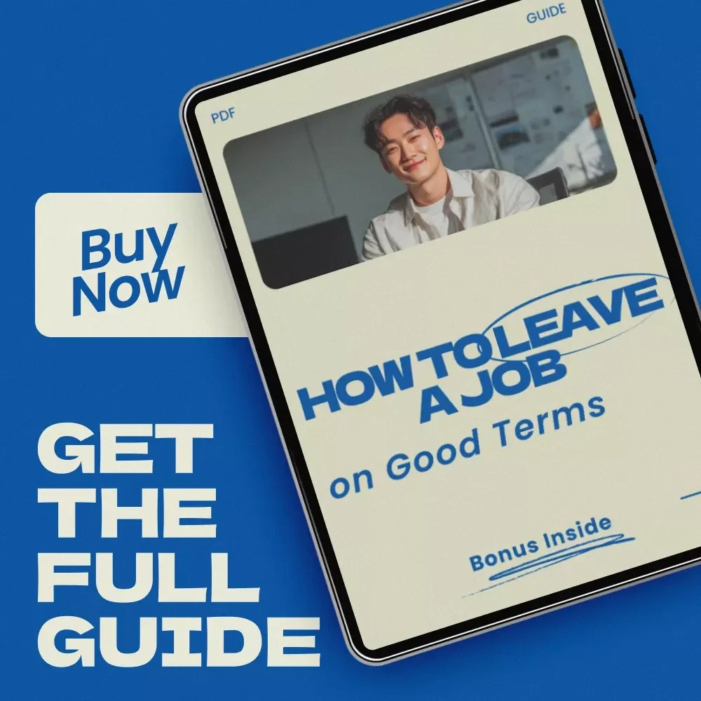 How to Leave a Job on Good Terms – Professional Guide, Career Exit Checklist, Resignation Strategy eBook, Workplace Transition Planner, how to leave a job on good terms