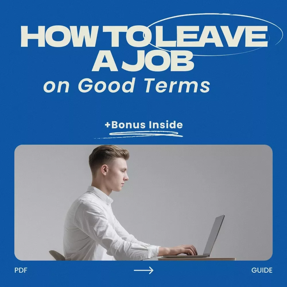How to Leave a Job on Good Terms – Professional Guide, Career Exit Checklist, Resignation Strategy eBook, Workplace Transition Planner, how to leave a job on good terms