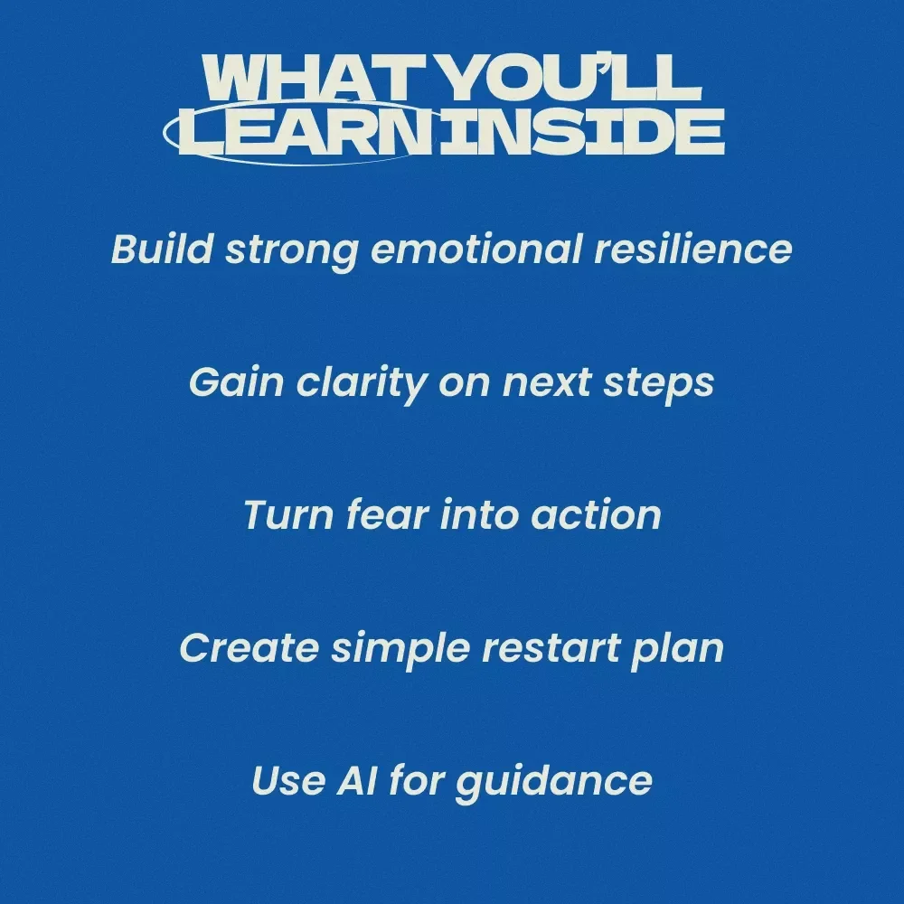 Overcoming the Fear of Starting Over – Powerful eBook Guide on How to Handle the Fear of Starting Over, Reinvent Your Life & Build Confidence Again
