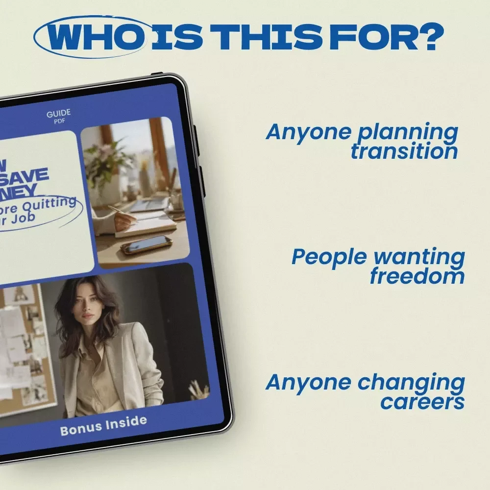 How to Save Money Before Quitting Your Job – Practical Guide for Financial Freedom, Budget Planning & Smart Saving Strategies