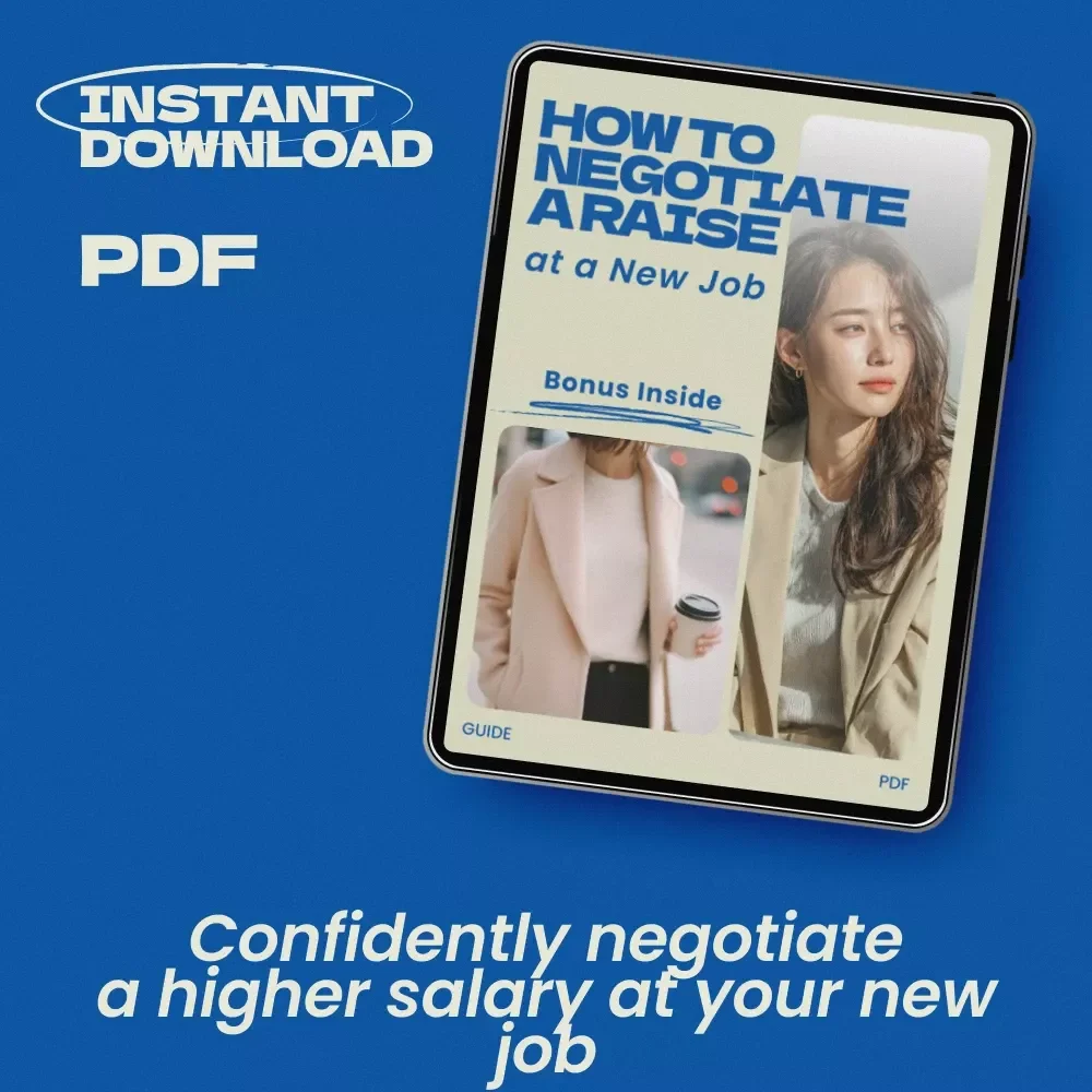 How to Negotiate a Raise at a New Job – Career Growth Guide, Salary Negotiation eBook, Professional Checklist for Asking for a Raise Confidently