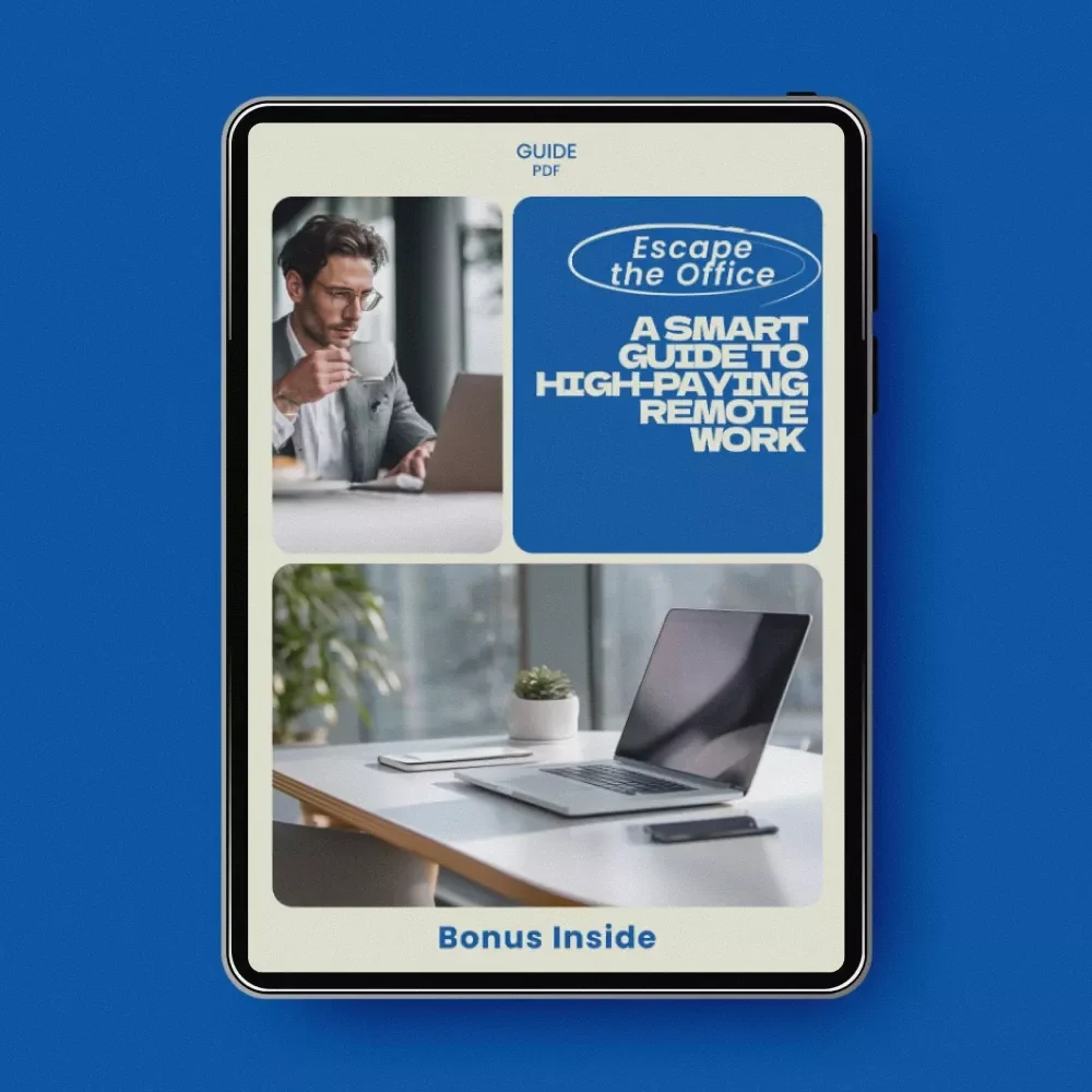 Escape the Office: A Smart Guide to High-Paying Remote Work | How to Find Remote Jobs That Pay Well | Digital Download Career Guide, Work From Home Blueprint, AI Job Search Toolkit