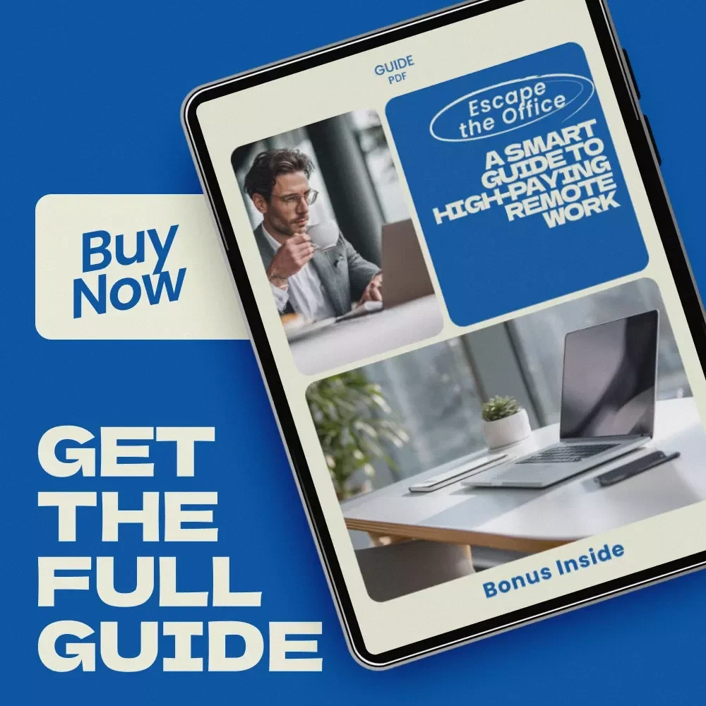 Escape the Office: A Smart Guide to High-Paying Remote Work | How to Find Remote Jobs That Pay Well | Digital Download Career Guide, Work From Home Blueprint, AI Job Search Toolkit