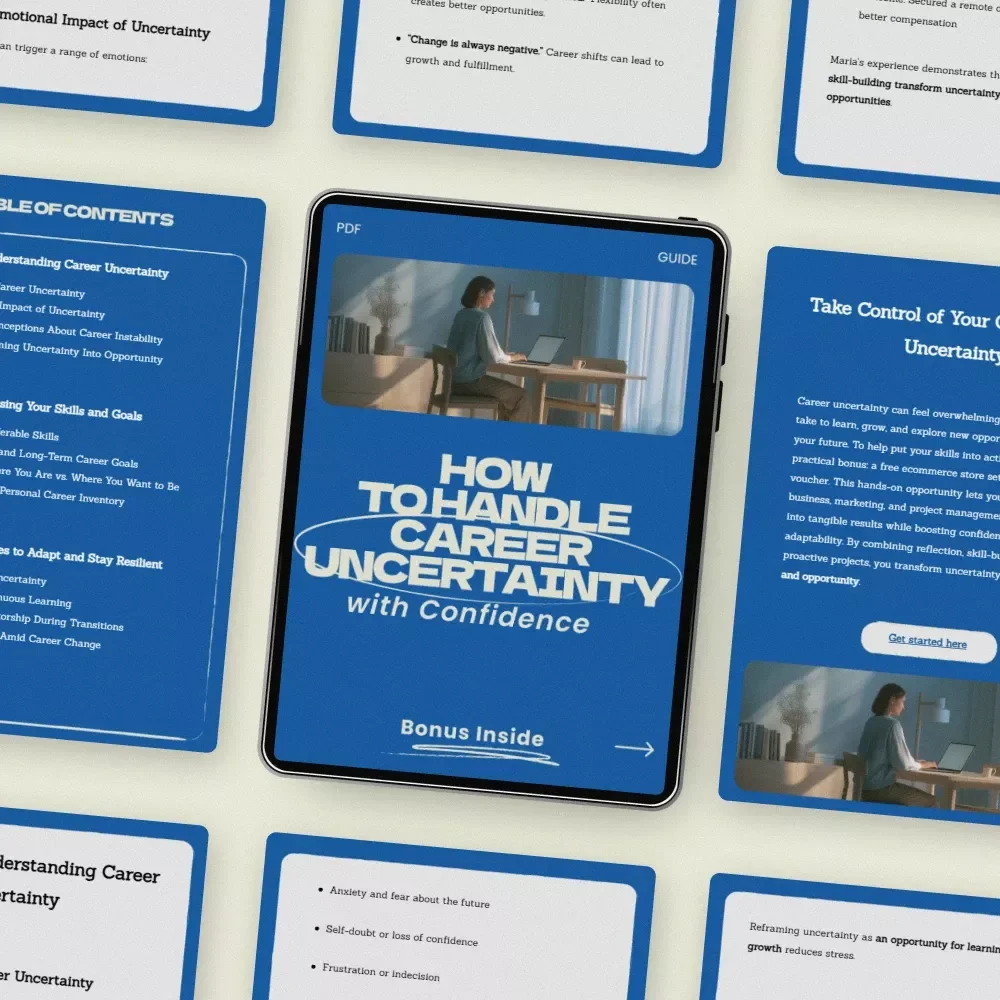 How to Handle Career Uncertainty with Confidence – Digital Guide for Navigating Change, Finding Direction, and Mastering How to Handle Career Uncertainty