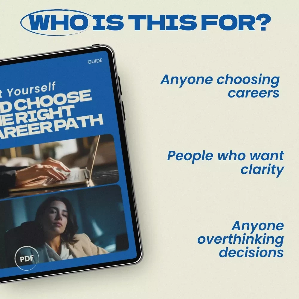 Trust Yourself and Choose the Right Career Path – A Practical Guide on how to use intuition in career decisions, Career Clarity Workbook, Life Direction eBook, Digital Download