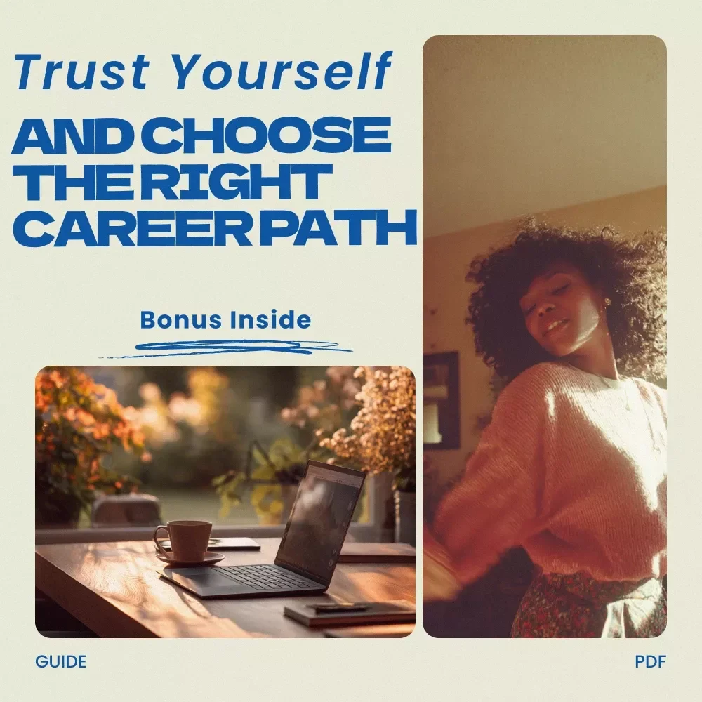 Trust Yourself and Choose the Right Career Path – A Practical Guide on how to use intuition in career decisions, Career Clarity Workbook, Life Direction eBook, Digital Download