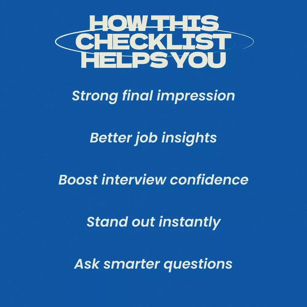 Smart Questions to Ask Your Interviewer – Ultimate Checklist of Questions to Ask the Interviewer at the End | Job Interview Prep Guide | Career Success Digital Download