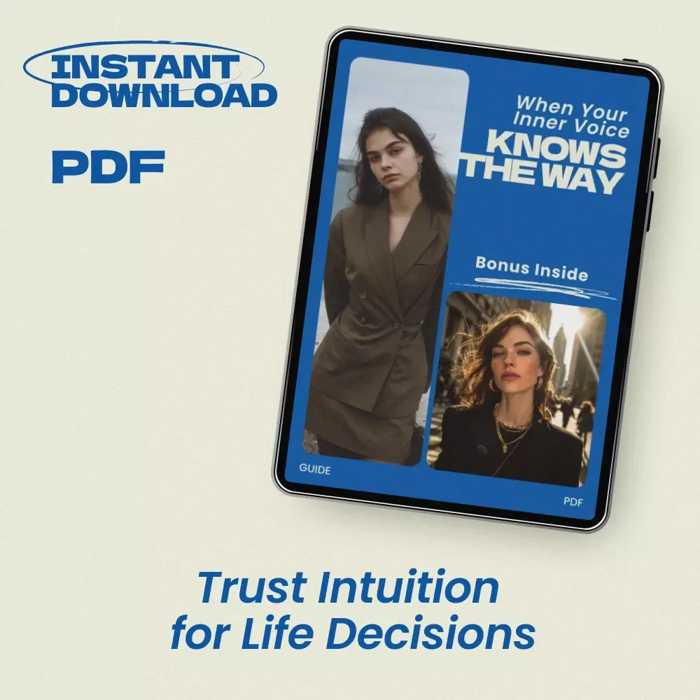 When Your Inner Voice Knows the Way – A Guide on How to Use Intuition for Big Life Decisions, Self-Discovery Workbook, Decision Clarity & Inner Guidance PDF