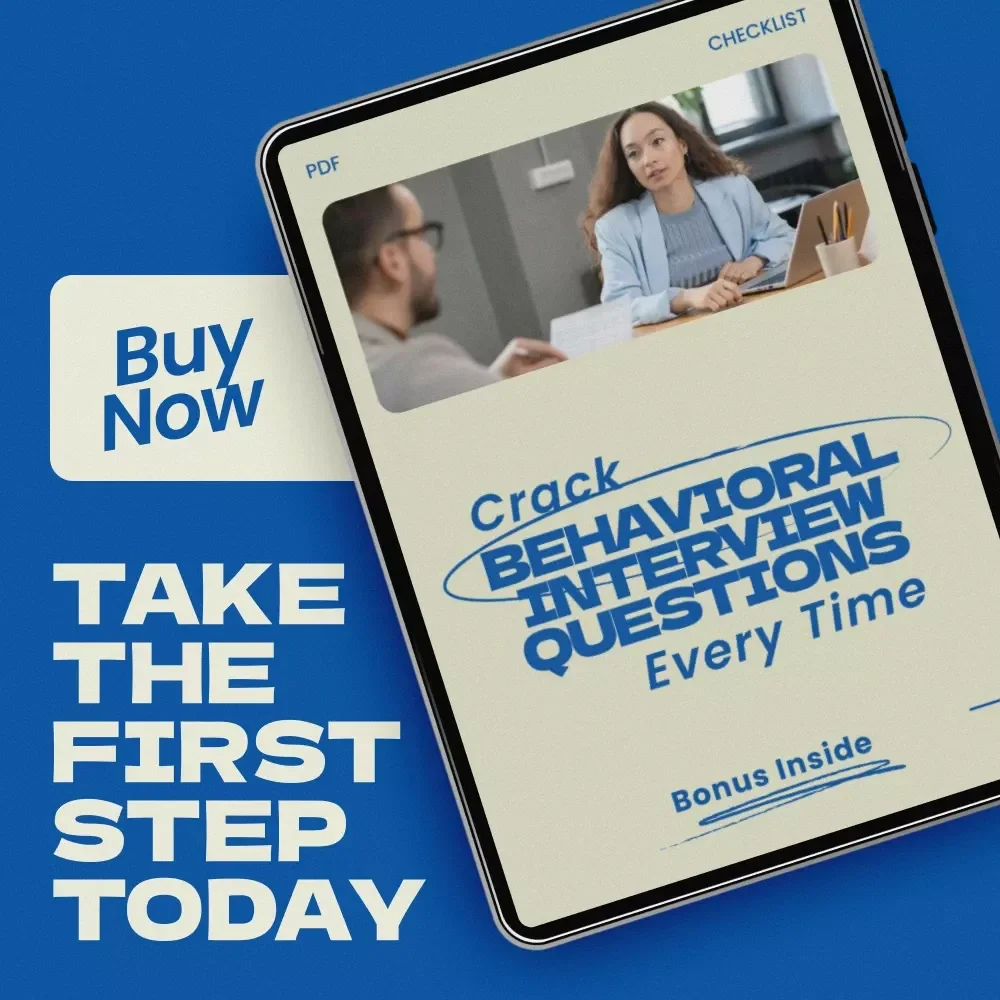 Crack Behavioral Interview Questions Every Time – Ultimate Checklist for Job Seekers | How to Answer Behavioral Interview Questions Guide | STAR Method Interview Prep Download
