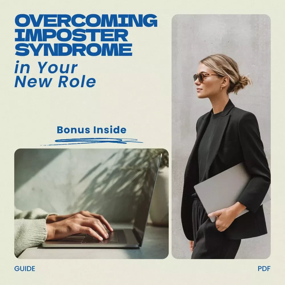 Overcoming Imposter Syndrome in Your New Role Guide | How to Deal with Imposter Syndrome in a New Role eBook, Confidence Workbook, Career Growth Digital Download