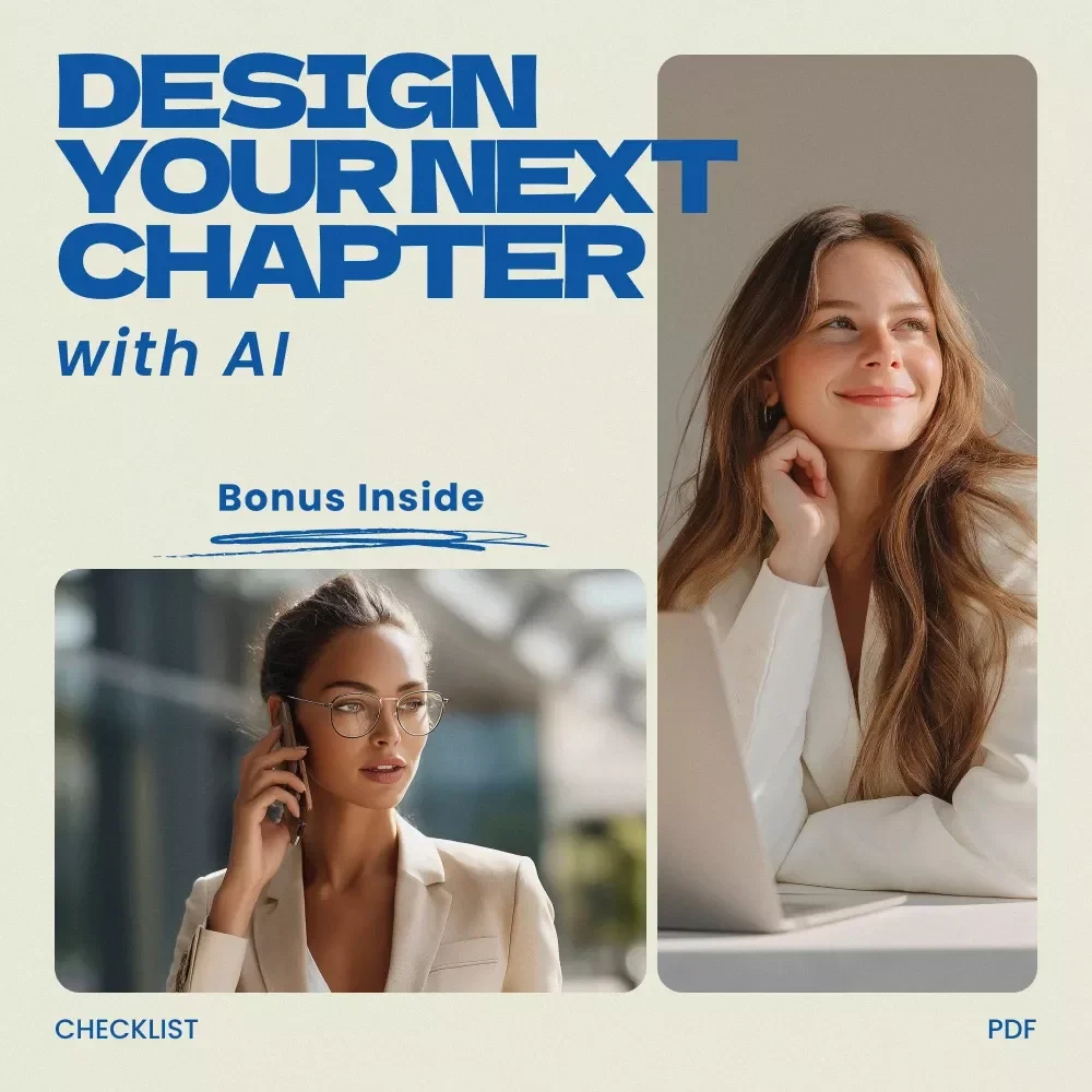Design Your Next Chapter with AI – Career Transition Checklist | how to use ai to create a career transition timeline Planner & Digital Download