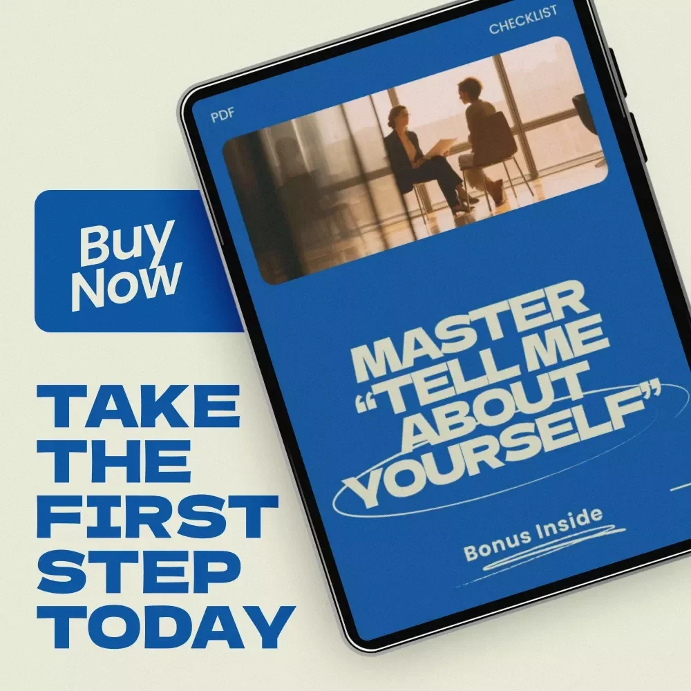 Master “Tell Me About Yourself” Checklist | How to Answer Tell Me About Yourself in an Interview | Job Interview Prep Guide, Career Confidence Tool, Instant Download